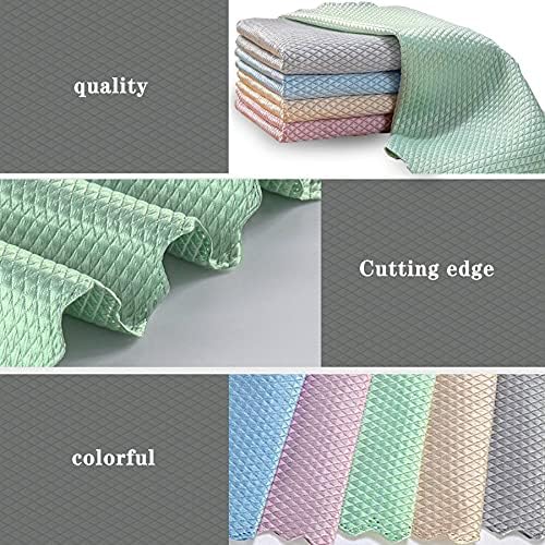 5Pcs Nanoscale Cleaning Cloth, Easy Clean Cloth, Fish Scale Microfiber - Image 6