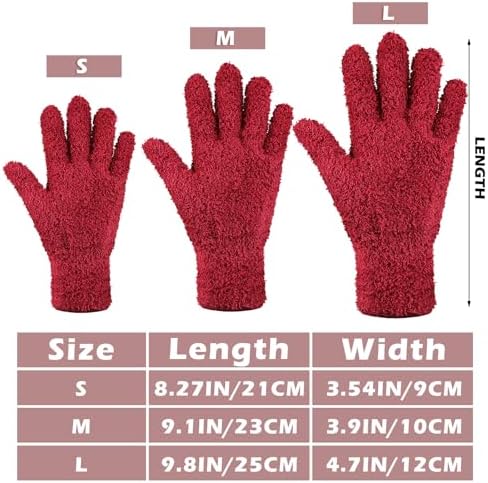 Patelai 3 Pairs Microfiber Dusting Gloves - Image 3