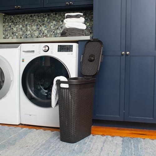 Mind Reader Slim Laundry Hamper - Image 2