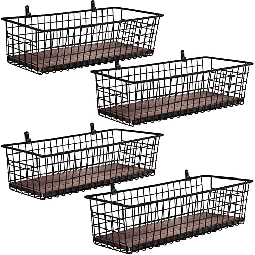 SheeChung [Extra Large Wall Storage Basket, Metal Hanging Basket - Image 2