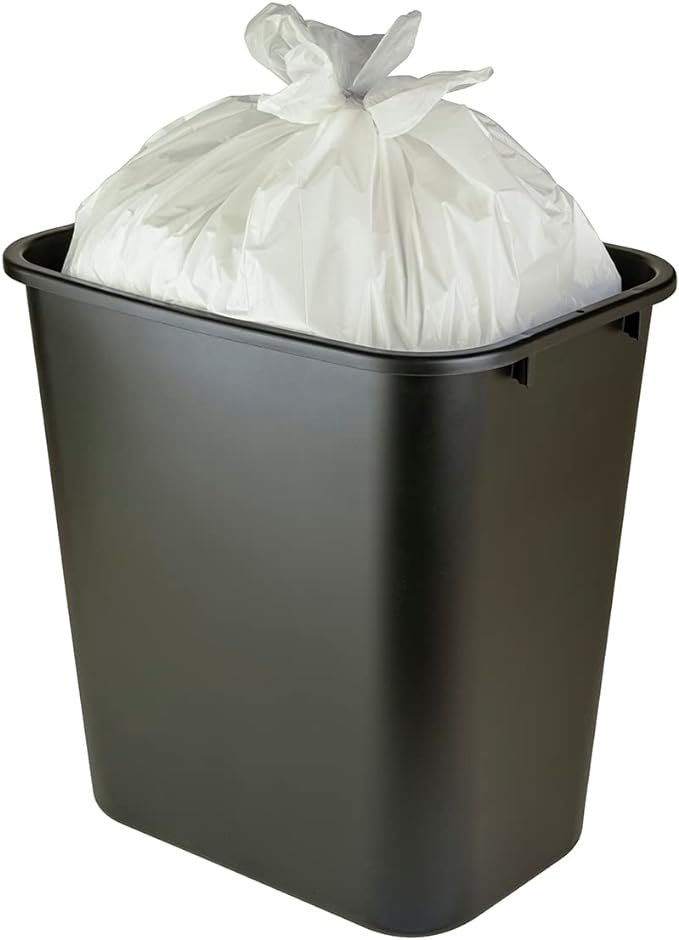 Amazon Basics 8 Gallon Flap Tie Trash Bags, Fresh Scent - Image 4
