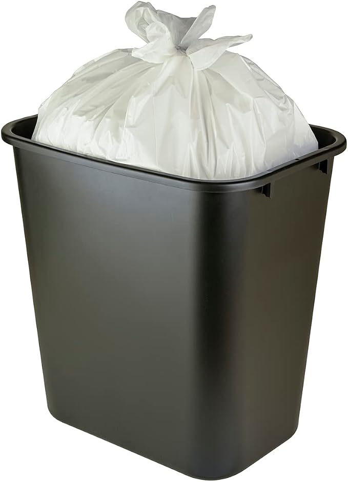 Amazon Basics 8 Gallon Flap Tie Trash Bags, Fresh Scent - Image 4