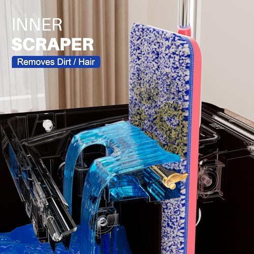 JOYMOOP Mop and Bucket with Wringer Set, Hands Free Flat Floor Mop and Bucket - Image 4