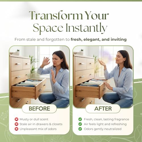 15 Pack Jasmine Sachets for Drawers and Closets, Scented Sachets for Drawers - Image 5