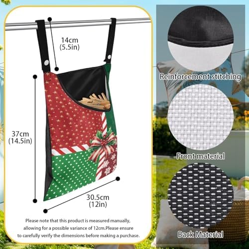 Christmas 2025 Adjustable Clothespin Storage Bag - Image 7