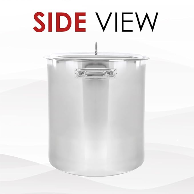 Concord 120 Quart Stainless Steel Stock Pot Cookware