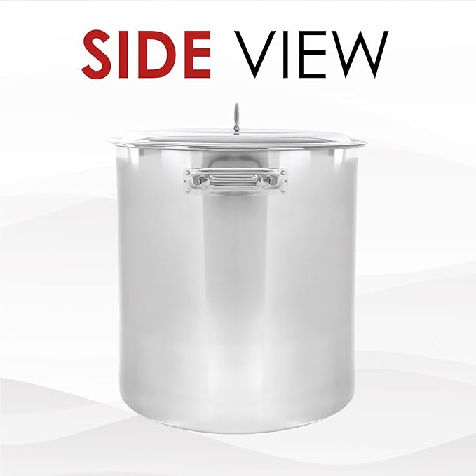 Concord 30 Quart Stainless Steel Stock Pot Cookware