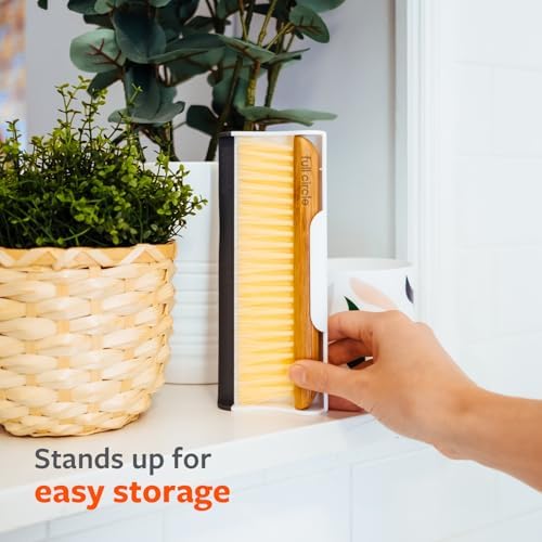 Full Circle Counter Clearer Sweep & Squeegee Tool, Mini Portable Brush - Image 5