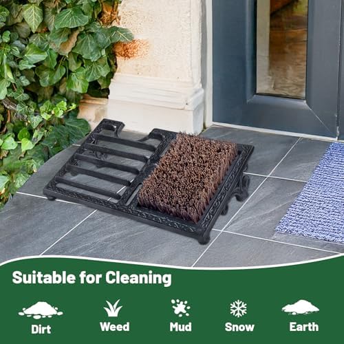 Cast Iron Boot Brush Scraper Outdoor，Heavy Duty Shoe Scrapers - Image 4