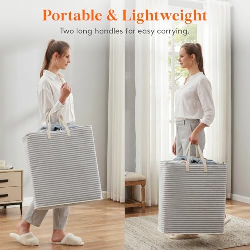Lifewit 105L Large Collapsible Laundry Basket - Image 5