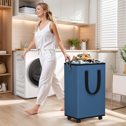 SpaceTrove Rolling Laundry Basket - Image 6