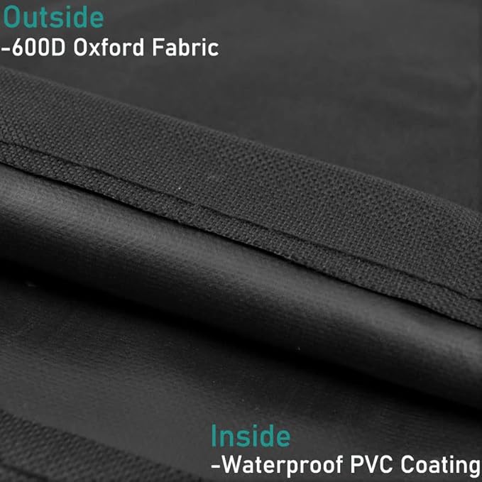 ZJYWSCH Grill Cover for Pit Boss Platinum KC Combo Wood Pellet & Gas Grill Outdoor Waterproof Pit Boss KC Combo Grill Cover PB1285KC 600D Heavy Duty