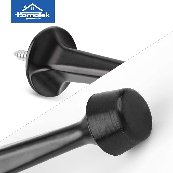 HOMOTEK 6 Pack Heavy Duty Solid Rigid Door Stop - Image 6