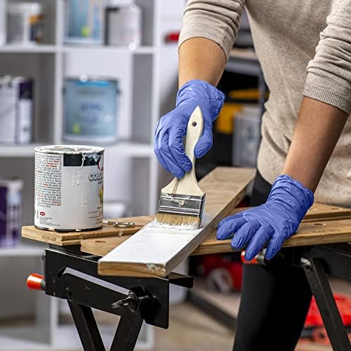 GUSTO Blue Disposable Nitrile Gloves - Image 6