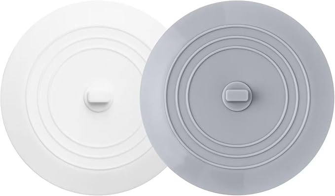 Vaincre 2PCS 5" Universal Silicone Bathtub Drain Stopper by Vaincre