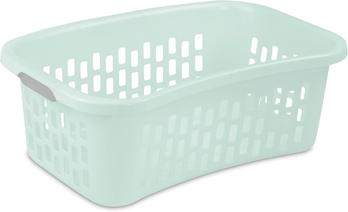 Sterilite HipHold Laundry Basket, Plastic Rectangle Clothes Hamper, 6 Pack - Image 8