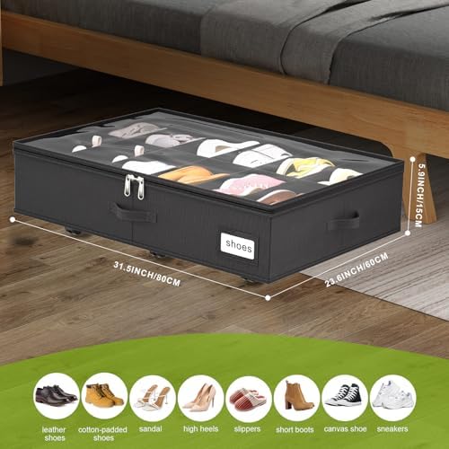homyfort Under Bed Shoe Storage - Image 2