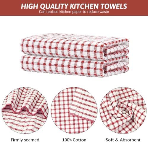 Nialnant 8 Pack Kitchen Towels, Dish Towels - Image 4