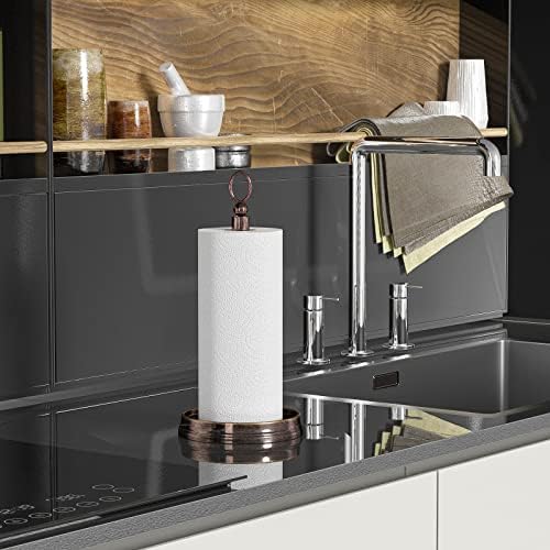 KASUNTO Paper Towel Holder Countertop Standing Paper Roll Holder, Paper Towel - Image 6