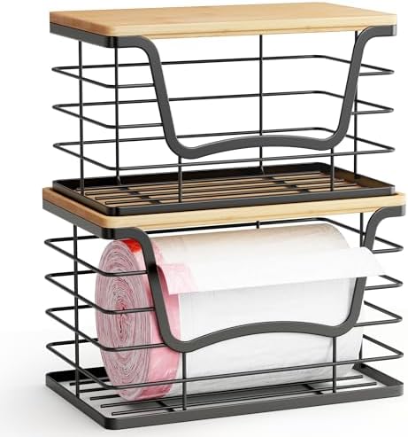 ALOCEO 2 Pack Stackable Wire Storage Basket - Image 5