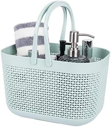 Plastic Portable Shower Caddy Basket, Storage Organizer by UUJOLY