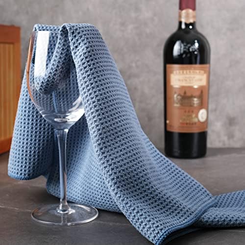 POLYTE 340 GSM Microfiber Waffle Kitchen Dish Tea Towel, 16x28 in, 12 Pack - Image 6