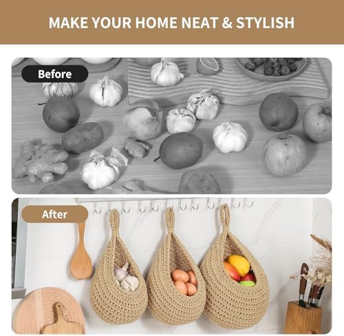 Boho Wall Hanging Fruit Baskets - Image 5