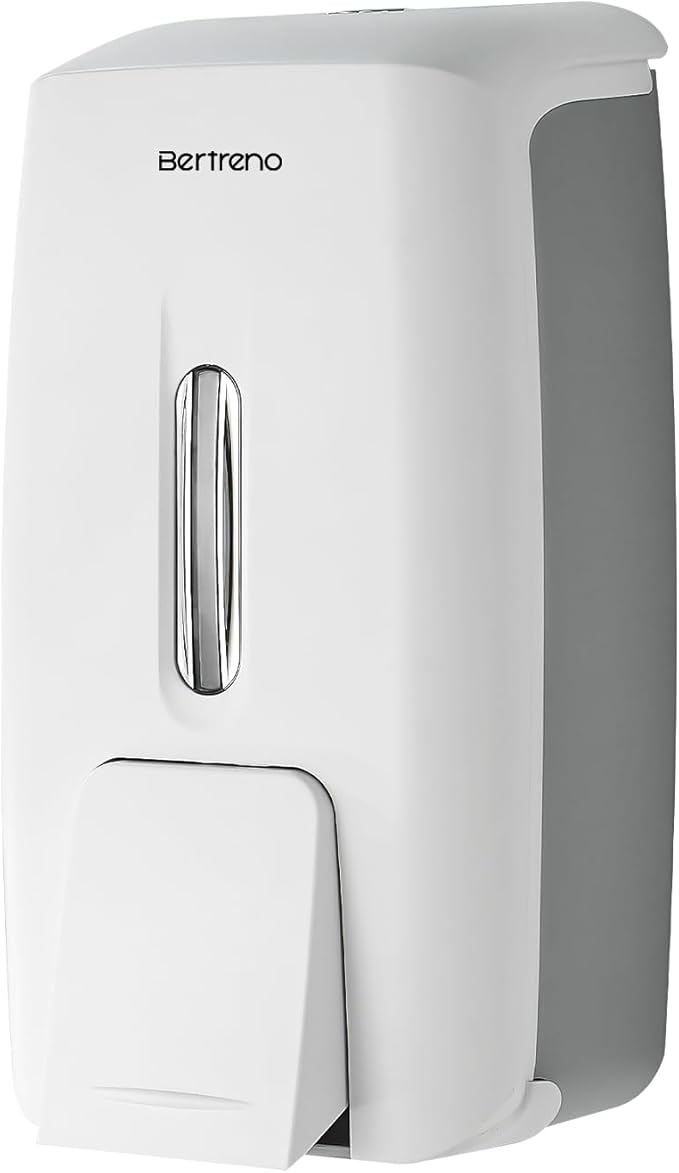 Commercial Soap Dispenser Wall Mount Manual Pump Hand Soap Dispenser 800ml Gel by Bertreno