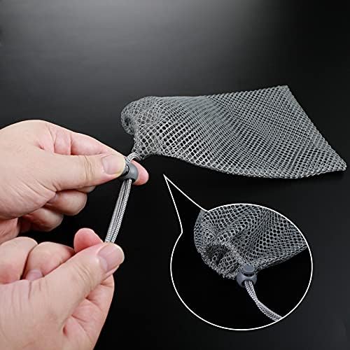 TecUnite 10 Pack Mesh Drawstring Bags - Image 4