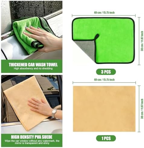 4PCS Microfiber Cleaning Cloth - Image 3