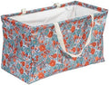 Household Essentials Flower Print Krush Container All-Purpose Utility Tote by HouseholdEssentials