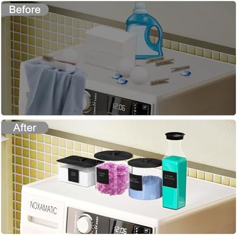 3+1 Pack Laundry Pods Containers & Dryer Sheet Holder & Laundry Detergent - Image 3