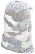 Whitmor Mesh Laundry Bag w/ID Tag White by Whitmor