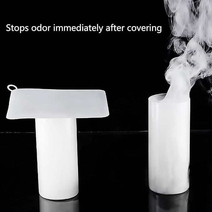 Silicone Tub Stopper Floor Drain Cover, 2 Pieces Sewer Anti-Odor Mat - Image 2
