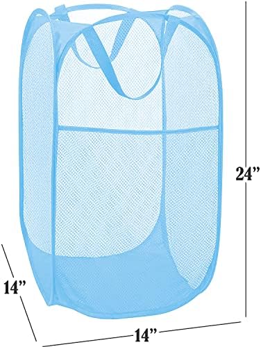BATTOO Deluxe Strong Mesh Pop up Laundry Hamper Basket - Image 2
