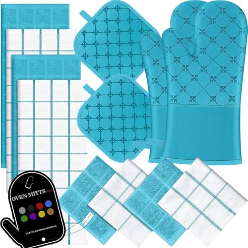 Oven Mitts Kitchen Towels Dishcloths by BSKSSK