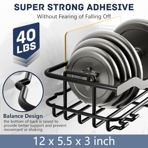 OMAIRA 3-Pack Shower Caddy - Image 5