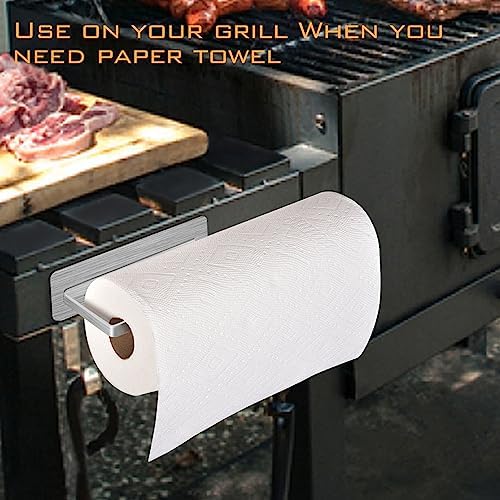Magnetic Paper Towel Holder, Stainless Steel Paper Towel Holder 12” x 3” - Image 4
