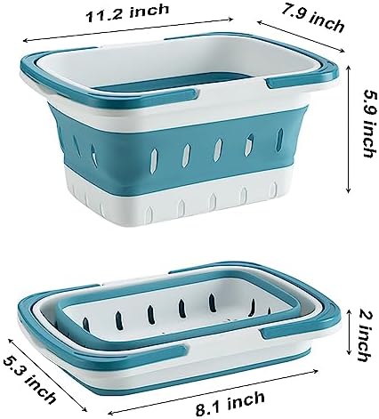 Portable Shower Caddy Tote, Plastic Storage Collapsible Caddy Basket - Image 2
