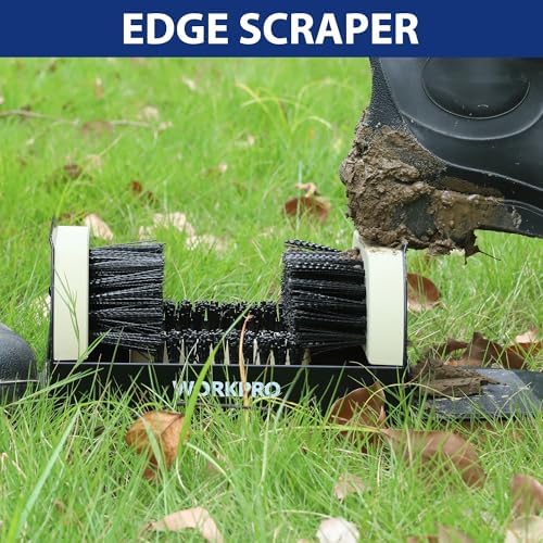WORKPRO Boot Cleaner, Heavy Duty Shoe Boot Scrubber & Scraper Brush Outdoor - Image 5