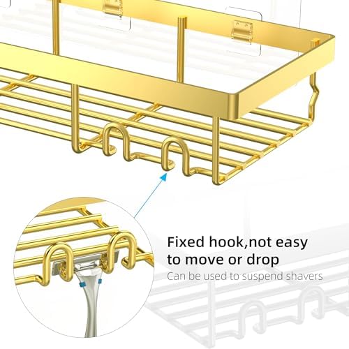 Moforoco 3-Pack Shower Caddy Basket Shelf - Image 3