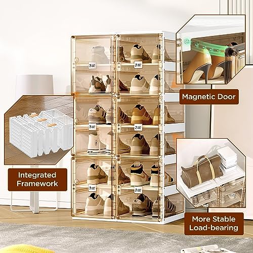 ANTBOX Foldable Shoe Rack, Shoe Organizers - Image 6