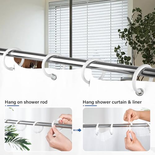 Kutesna 24PCS Shower Curtain Hooks - Image 6