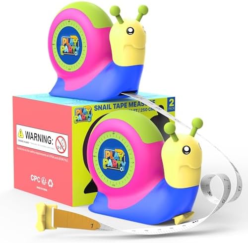 8ft Tape Measure for Kids, STEM Educational Tool by PLAYPARTY
