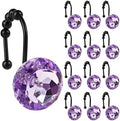 Sunlit Luxury Design Round Purple Diamond Crystal Gem Bling by Sunlit