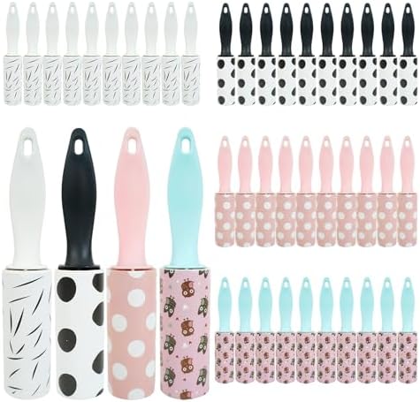 40Pcs Mini Lint Roller Travel Size, Mini Lint Roller by Unknown