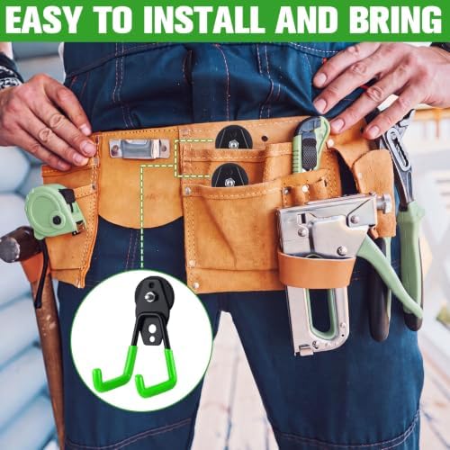 Landhoow 22 Pcs Large Magnetic Hooks Heavy Duty Garage Magnet Hooks Strong - Image 5
