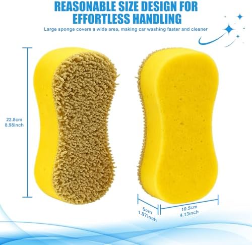 2Pack Large Car Wash Sponge - Image 3