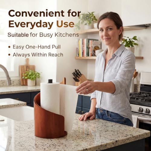 Wooden Paper Towel Holder, Mountain Paper Towel Holder - Image 5