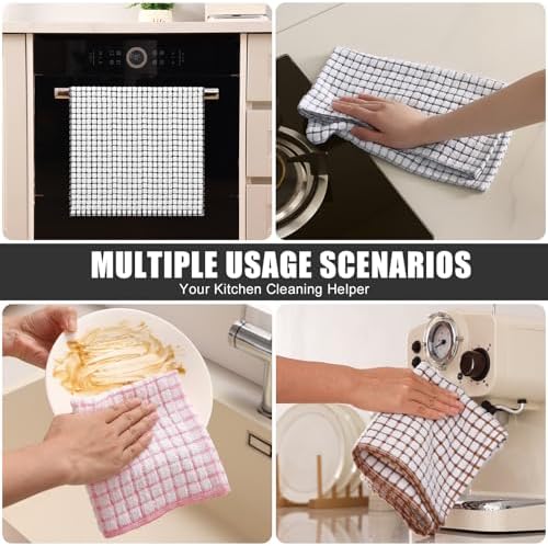 Mordimy Cotton 6 Pack Terry Kitchen Towels, 16 x 25 Inches - Image 6